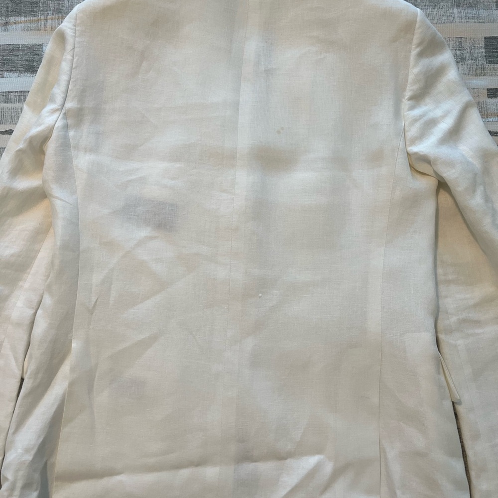 Nordstrom 100% linen white sport coat